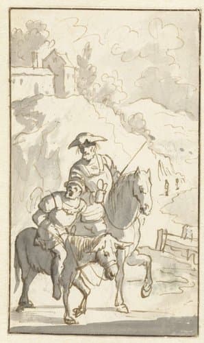 Sancho Panza wordt meegevoerd