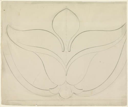 Floraal ornament by anonymous