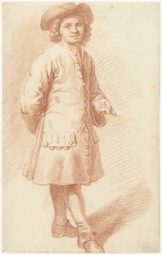 Portret van de kunstenaar Adam Silo by Norbert van Bloemen