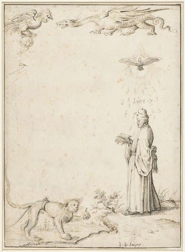 Bijbelse voorstelling by Giovanni Paolo Schor
