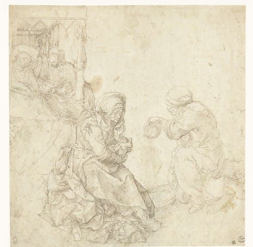 Birth of the Virgin by anonymous