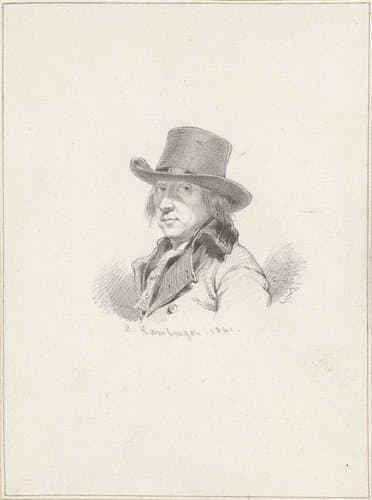 Portret van Wybrand Hendriks by Coenraad Hamburger