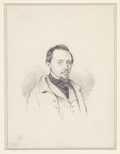 Portret van Jean Pierre Cluysenaar by Jean Pierre Cluysenaar