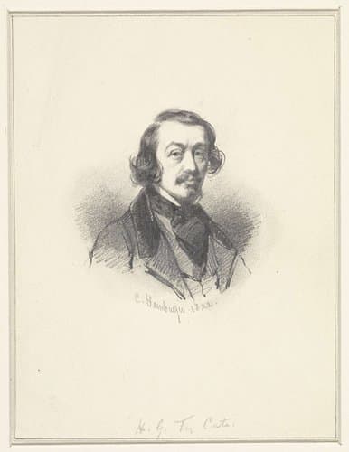 Portret van Hendrik Gerrit ten Cate by Coenraad Hamburger
