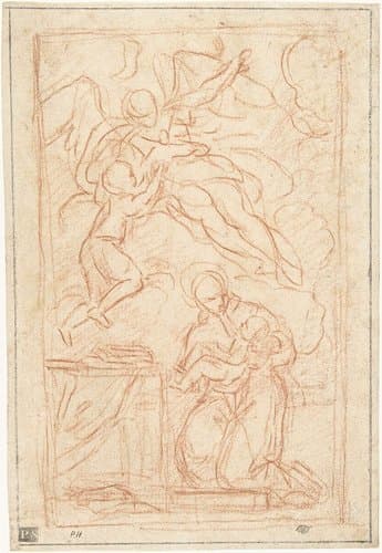 Ontwerp voor een altaarstuk met Sint Antonius van Padua