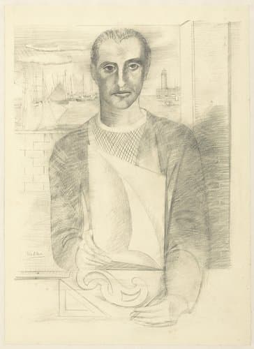 Zelfportret van Victor Tischler, van voren by Victor Tischler