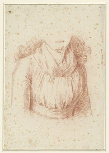 Kostuumstudie voor een portret van Madame Molet by anonymous