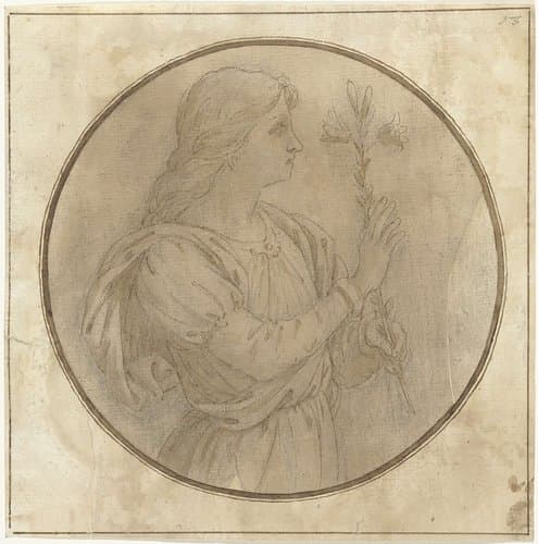 Engel van de Annunciatie by anonymous
