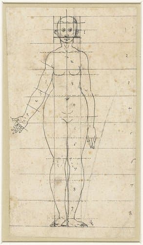 Proportiefiguur by Hans Sebald Beham