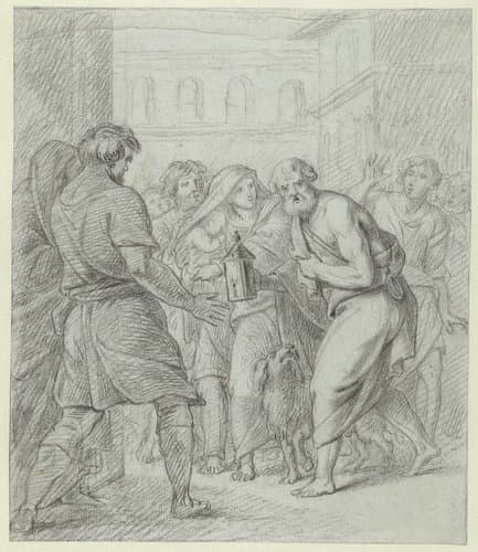 Diogenes met de lamp by anonymous