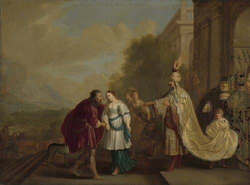Pharaoh Gives Sarah Back to Abraham by Isaac Isaacsz