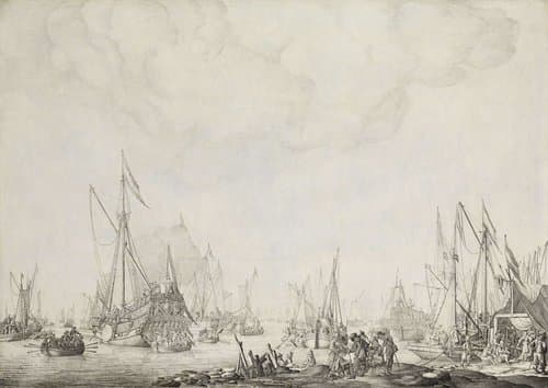 The Royal and State Yachts by Willem van de Velde (I)