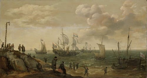 Ships off a Coast