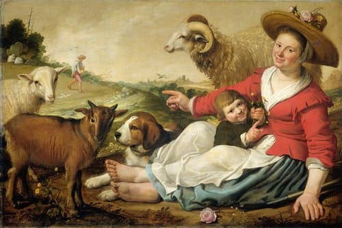 De herderin by Jacob Gerritsz Cuyp