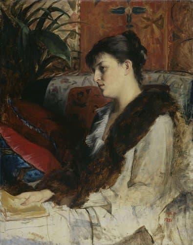 Portrait of Alexandrine Patchenko, the Painter’s Sister-in-Law by Marie Constantine Bashkirtseff