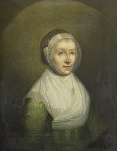 Portrait of Christina Sebilla Charlotte Bakhuizen (1750-1810) by Benjamin Wolff