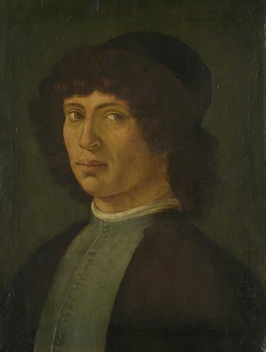 Portret van een jonge man by Filippino Lippi