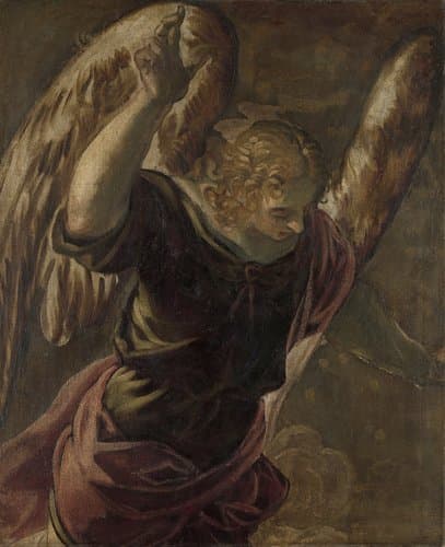 De verkondiging aan Maria; de engel