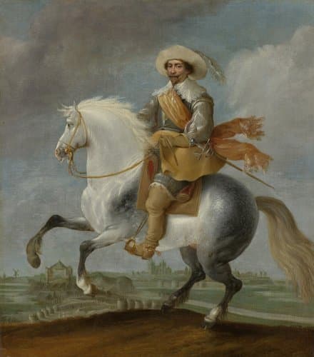 Prince Frederik Hendrik on Horseback outside the Fortifications of 's-Hertogenbosch, 1629 by Pauwels van Hillegaert