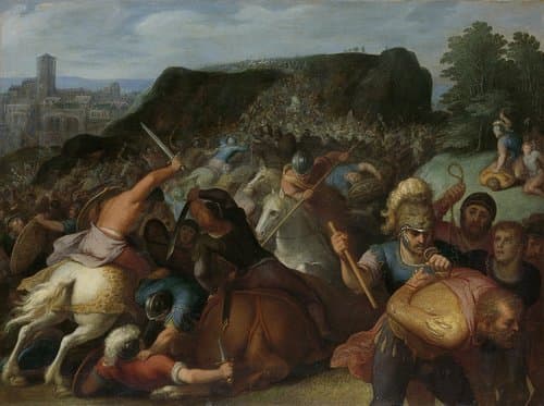 Valentinus wordt krijgsgevangen gemaakt by Otto van Veen