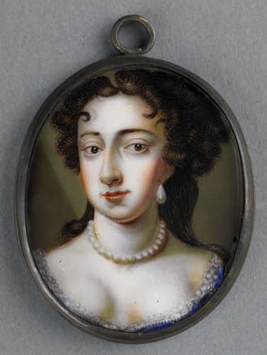 Portrait of Mary Stuart (1662-95). Wife of William III by Charles Boit