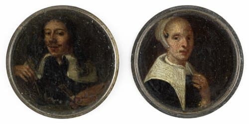 Zelfportret van Johann Philip Lembke by Johann Philipp Lemke