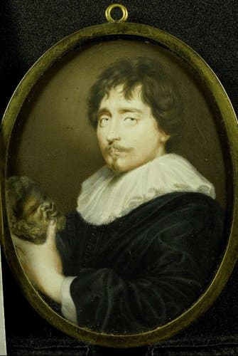 Portrait of François Duquesnoy (1597-1643). Sculptor by Louis van der Bruggen