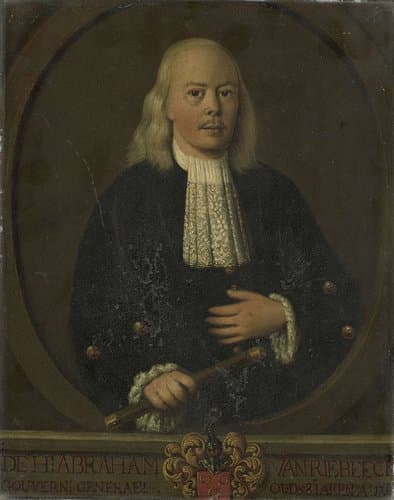 Portrait of Abraham van Riebeeck, Governor-General of the Dutch East Indies by anonymous