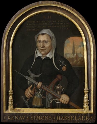 Portret van Kenau Simonsdr Hasselaer. Weduwe van Nanning Borst by anonymous