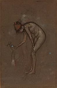 A Violet Note by James McNeill Whistler (1834-1903)