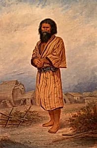 Aino Man by Antonion Zeno Shindler, 1813 Bulgaria-died Washington, DC 1899