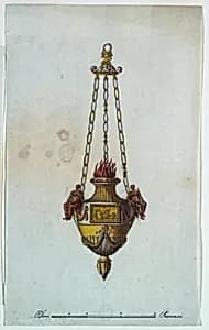 Altar Lamp by Luigi Righetti, Italian, 1780 - 1819