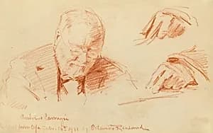 Andrew Carnegie by Orlando Rouland, 1871 - 27 Jun 1945