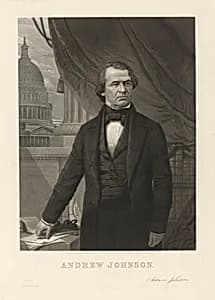 Andrew Johnson by Irwin & Sartain