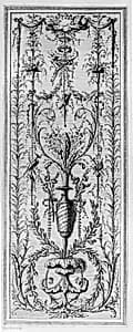 Arabesque Panel Design by Gilles Paul Cauvet, French, 1731–1788