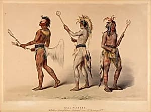 Ball Players by George Catlin