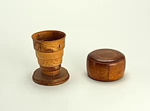Beaker and cover by Unknown