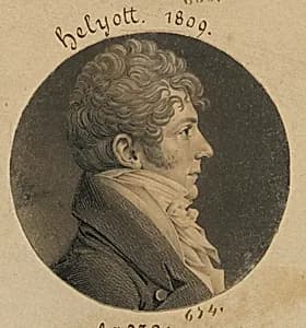 Benjamin Elliott by Charles Balthazar Julien Févret de Saint-Mémin, 12 Mar 1770 - 23 Jun 1852