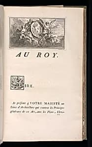 Bound print by Germain Boffrand, French, 1667–1754