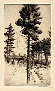 Cabin in Wilderness by Bertha E. Jaques