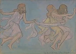 Children at Play by Jean-Francis Auburtin, French