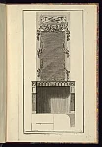 Chimneypiece Design by N. Bruchon, French, active 18th century