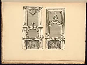 Chimneypiece Designs by Jean Berain, the elder, French, 1640-1711