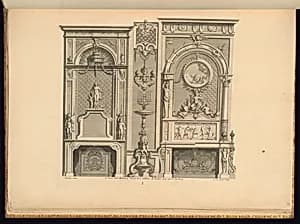 Chimneypiece Designs by Jean Berain, the elder, French, 1640-1711