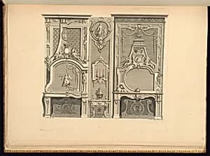 Chimneypiece Designs by Jean Berain, the elder, French, 1640-1711