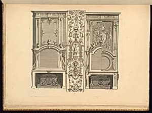Chimneypiece Designs by Jean Berain, the elder, French, 1640-1711
