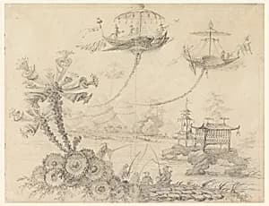 Chinoiserie Fantasy by Jean-Baptiste Pillement, French, 1728–1808