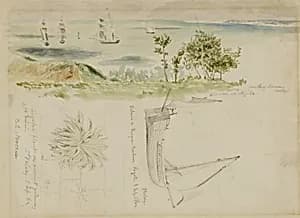 Coastal Scene by Miner Kilbourne Kellogg