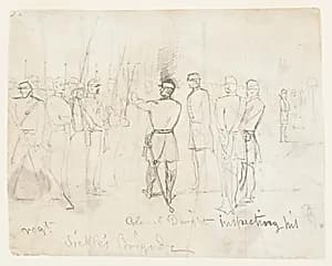 Col. Dwight Inspecting His Regiment by Winslow Homer, American, 1836–1910