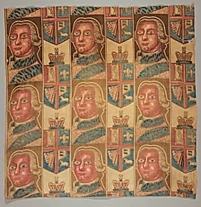 Commemorative textile by Unknown